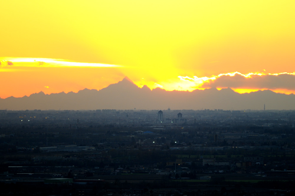 Monviso galleggiante